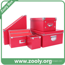 Durable Cardboard Desktop Stationery Paper Storage Box